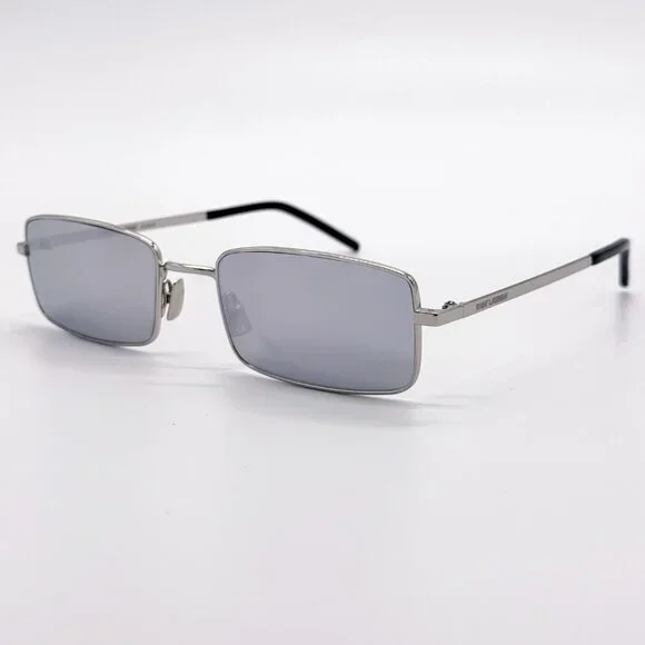 NEW SAINT LAURENT SL 252 004 SILVER SUNGLASSES SAINT LAURENT SL252 004